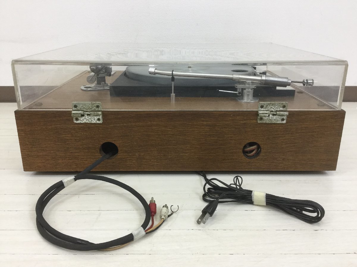 【ジャンク/通電のみOK】自作 レコードプレーヤー 針無し MICRO マイクロ MB-800S ターンテーブル オーディオ 音響機器_画像3