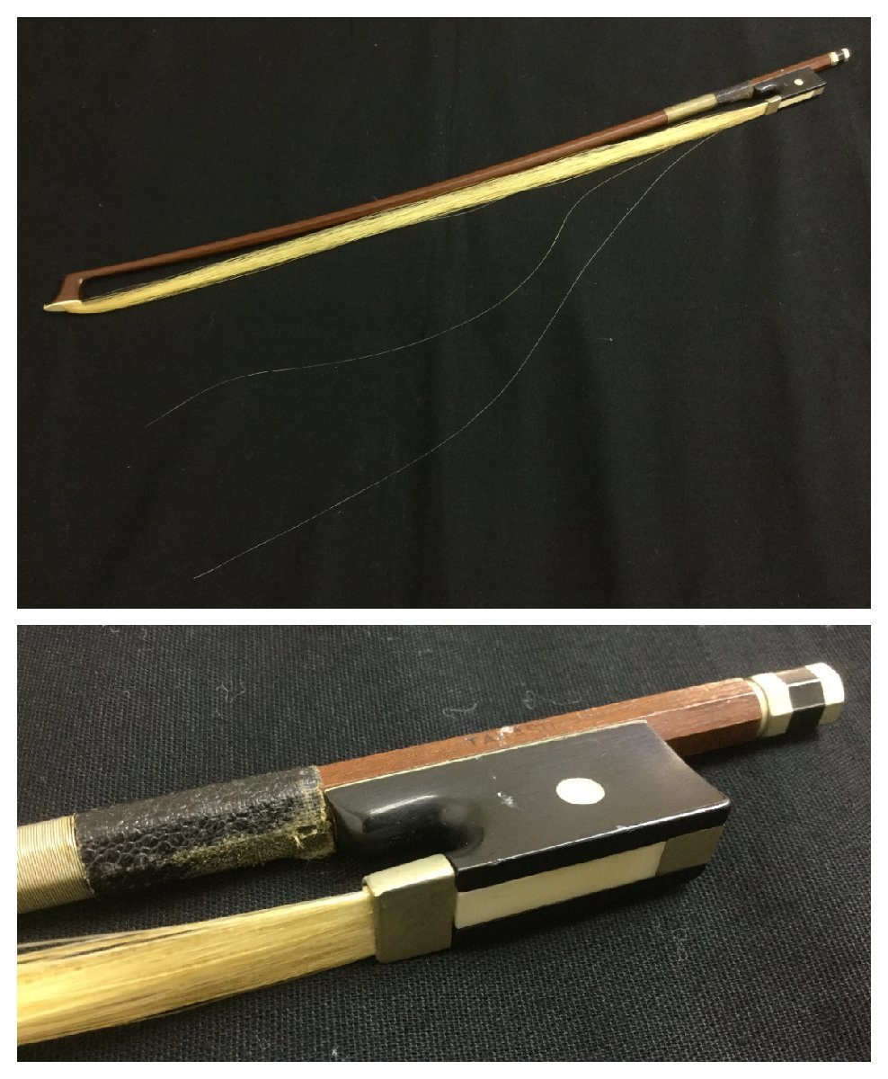 【ジャンク】SUZUKI VIOLIN No.280 1/8 1983年製 スズキバイオリン 鈴木バイオリン 弦楽器 弓/ハードケース付き_画像9