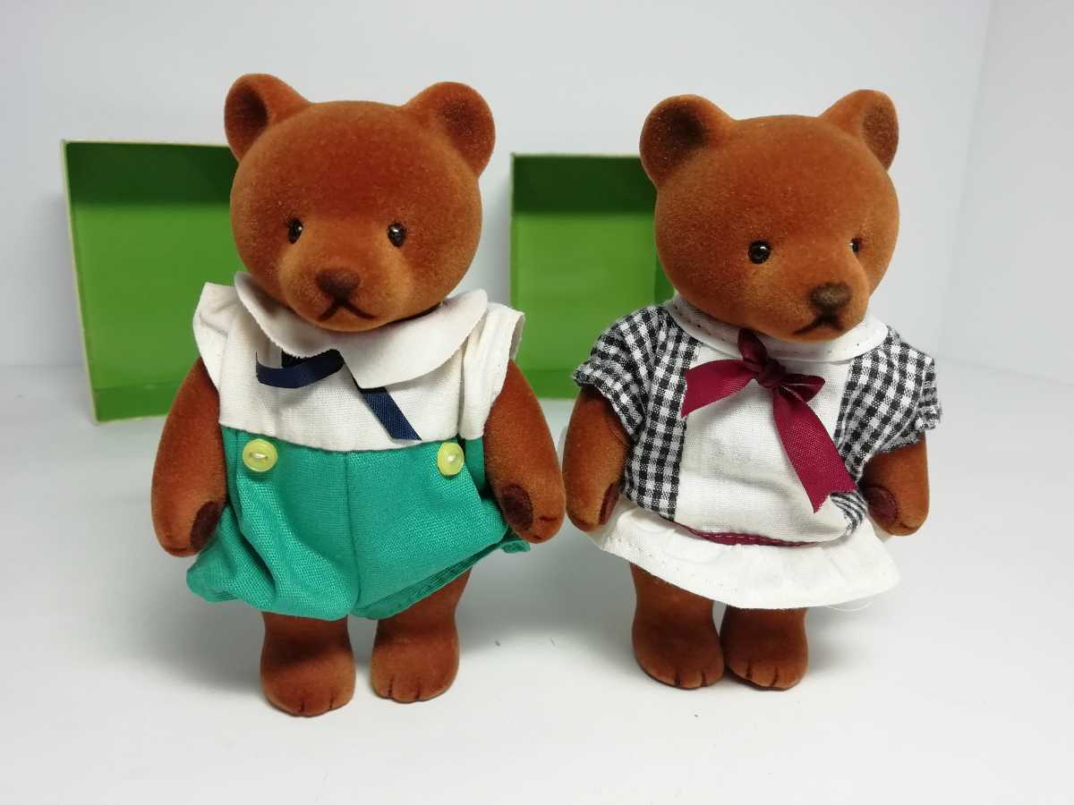 【送料無料】当時物　セキグチ　テディベアストーリー　TEDDY BEAR STORY クマ　くま　ドール　人形　シルバニアファミリー　美品