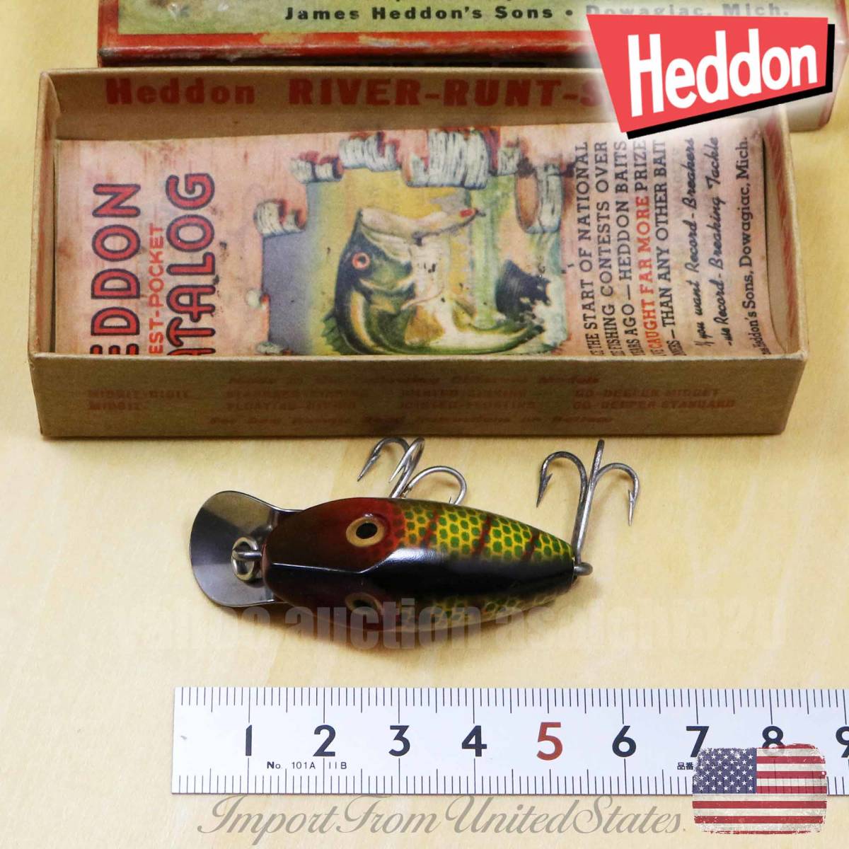 希少 Heddon/オールドヘドン「ミジェットディジット/MIDGET 希少 Heddon/オールドヘドン「ミジェットディジット/MIDGET