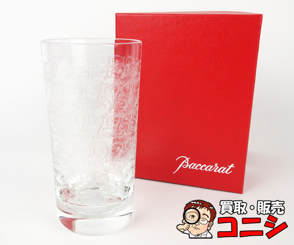 【神戸の質屋】【Baccarat/バカラ】クリスタルガラス タンブラー グラス クリア 340ml 食器 箱付き【送料無料】f1277b_画像1