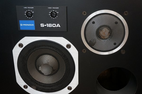 PIONEER パイオニア S-180A ペア ジャンク品その2 音出しはとりあえず