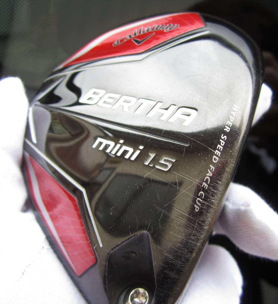BERTHA mini 1.5 ロフト12°ヘッド。純正ヘッドカバー付き BERTHA mini 1.5 ロフト12°ヘッド。純正ヘッドカバー付き
