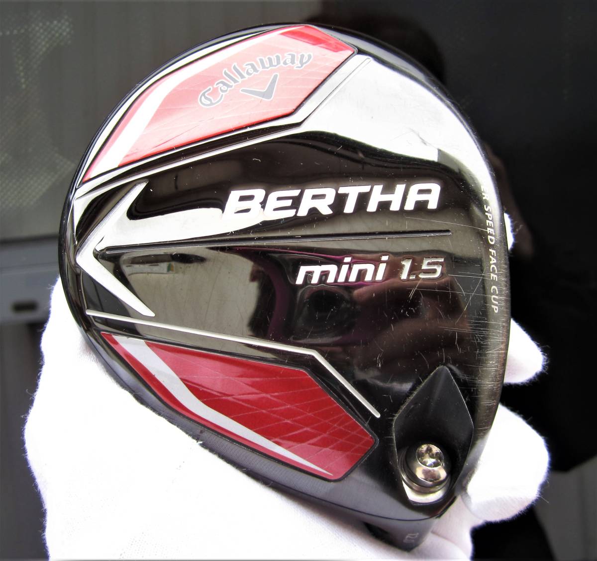 BERTHA mini 1.5 ロフト12°ヘッド。純正ヘッドカバー付き BERTHA mini 1.5 ロフト12°ヘッド。純正ヘッドカバー付き