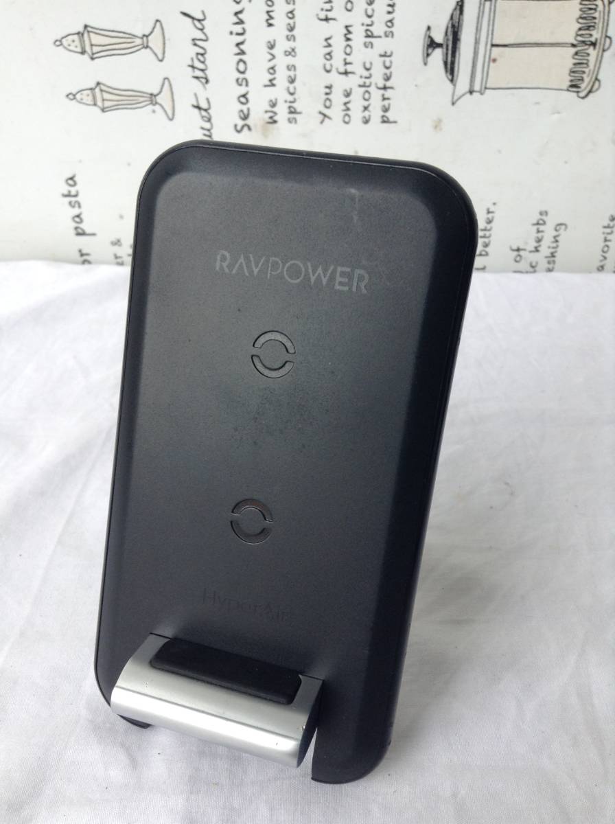 A1154*RAVPOWER/ stand wireless charger /RPWC003/AC adapter /RP-PCO18