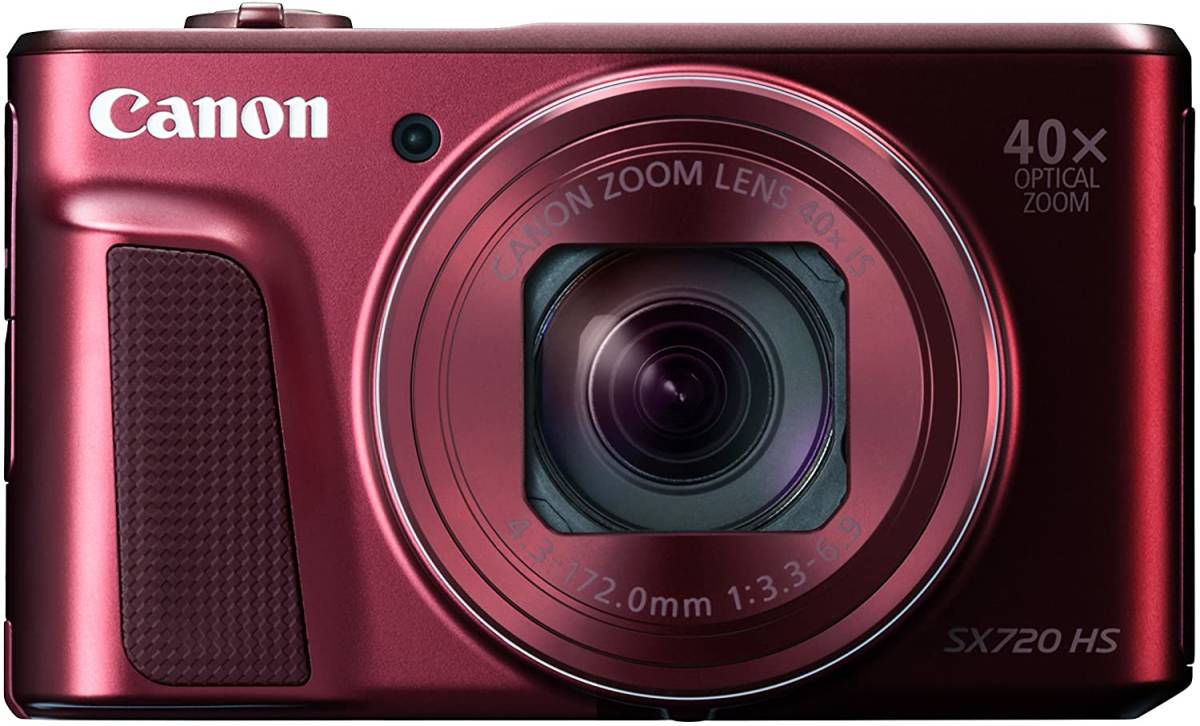 Canon デジタルカメラ PowerShot SX720 HS レッド 光学40倍ズーム