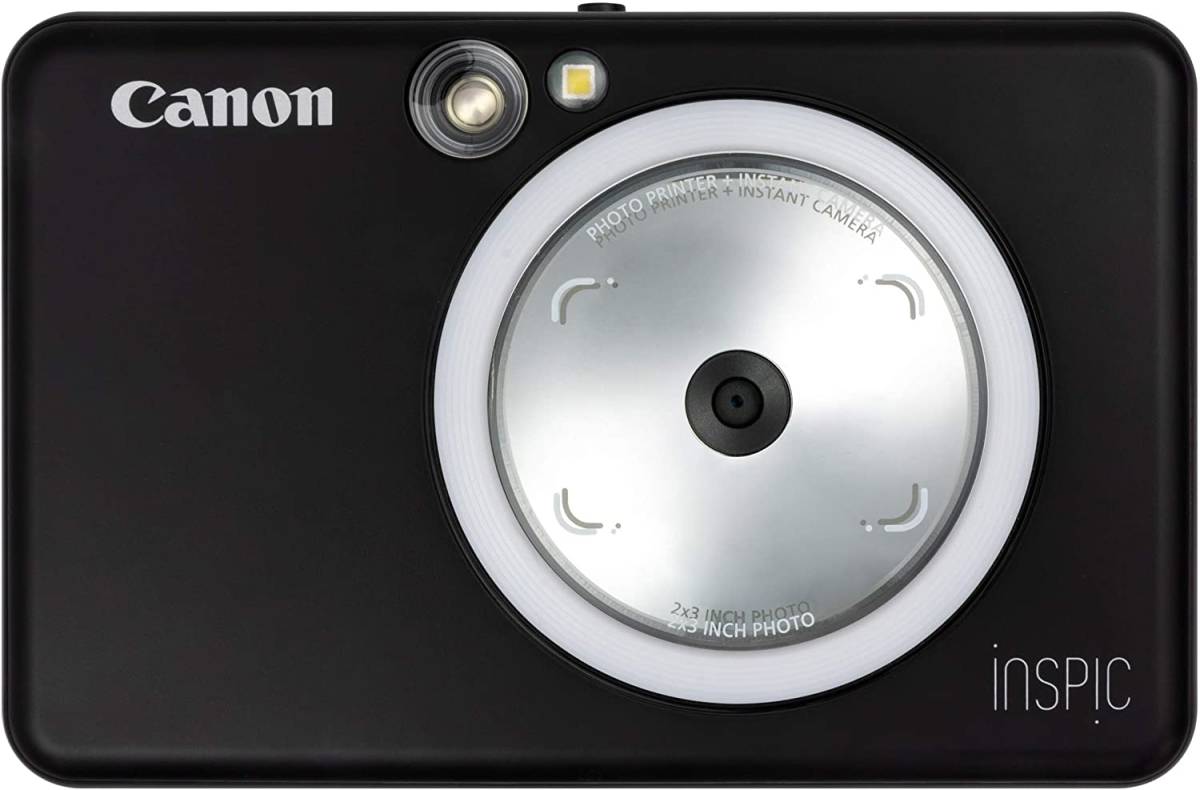 Canon 99％以上節約 インスタントカメラ 最安値挑戦 スマホプリンター iNSPiC ZV-123-MBK マットブラ 中古品