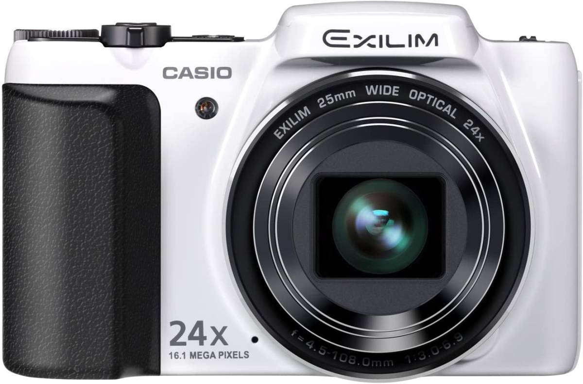 【最安値挑戦】 CASIO EXILIM デジタルカメラ 1610万画素 ハイズーム ホワイト EX-H50WE(中古品) その他