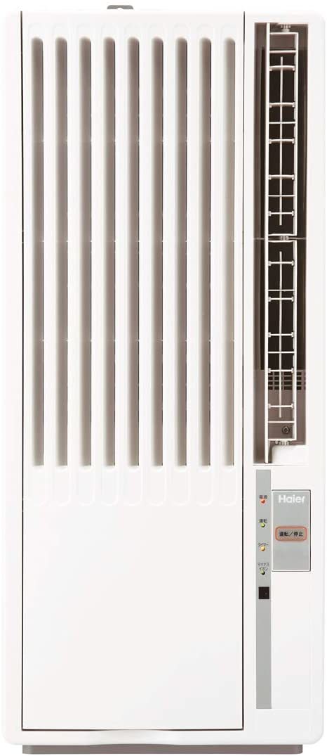 【超特価】 ハイアール 窓用エアコン（冷房専用・おもに4～7畳用 ホワイト）Haier JA-1(中古品) 扇風機