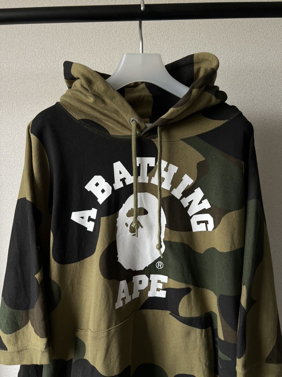 A BATHING APE アベイシングエイプ ロゴプリント カモフラ柄