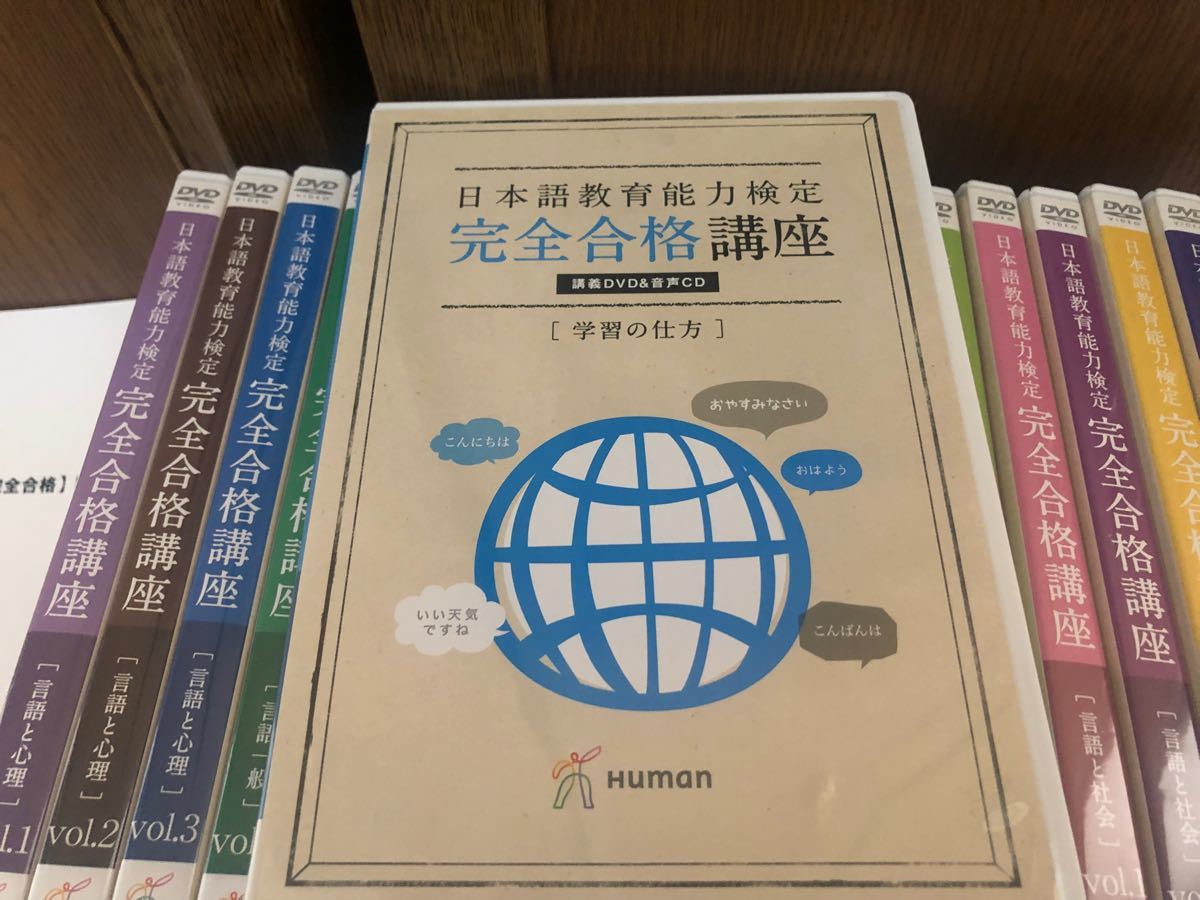 大きい割引 ヒューマン 日本語教育能力検定 完全合格 DVD human