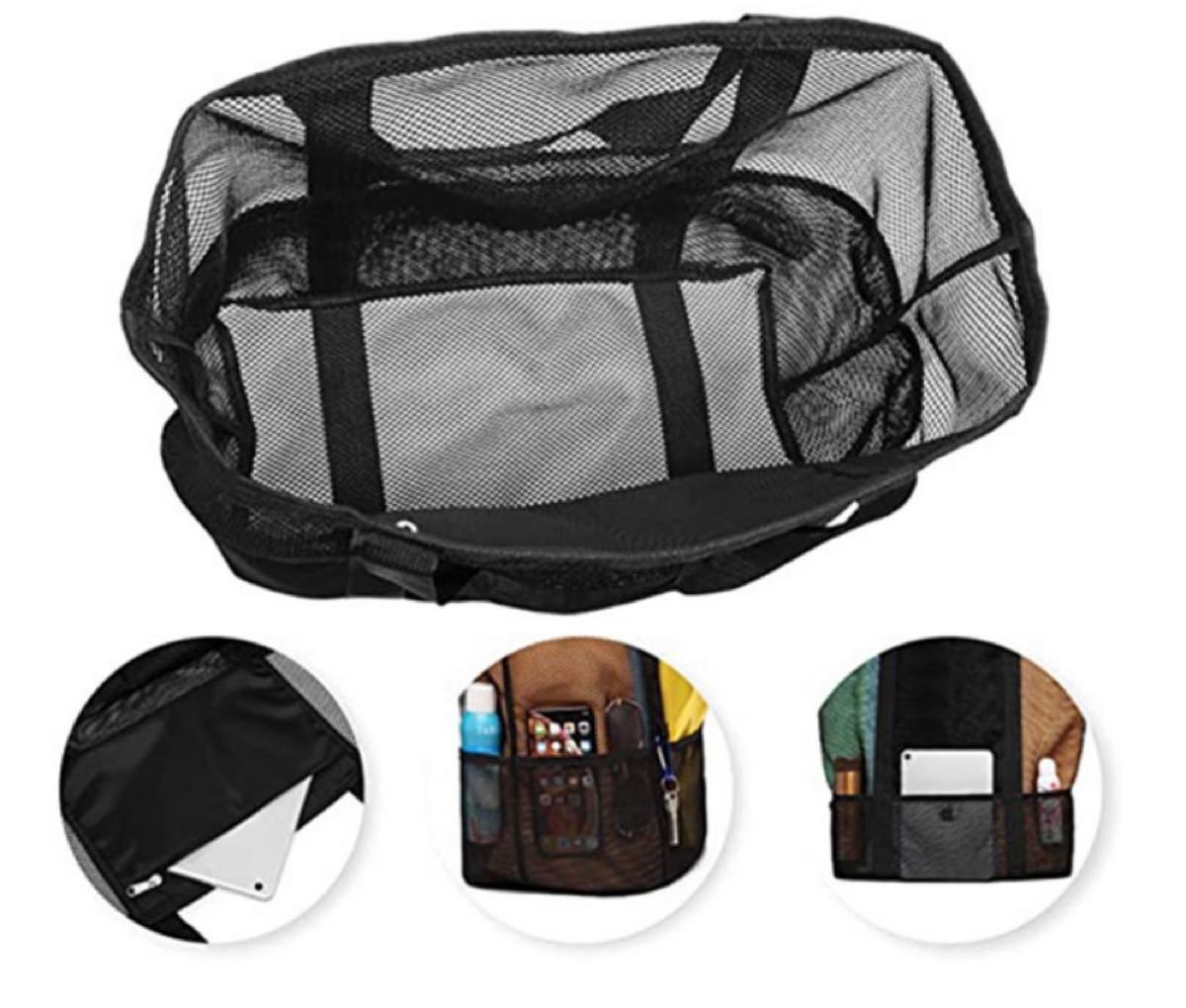 エコバッグ ビーチバッグ プールバッグ ランドリーバッグ メッシュバッグ  アウトドアバッグ 色んな場面で使用可能な便利なバッグ