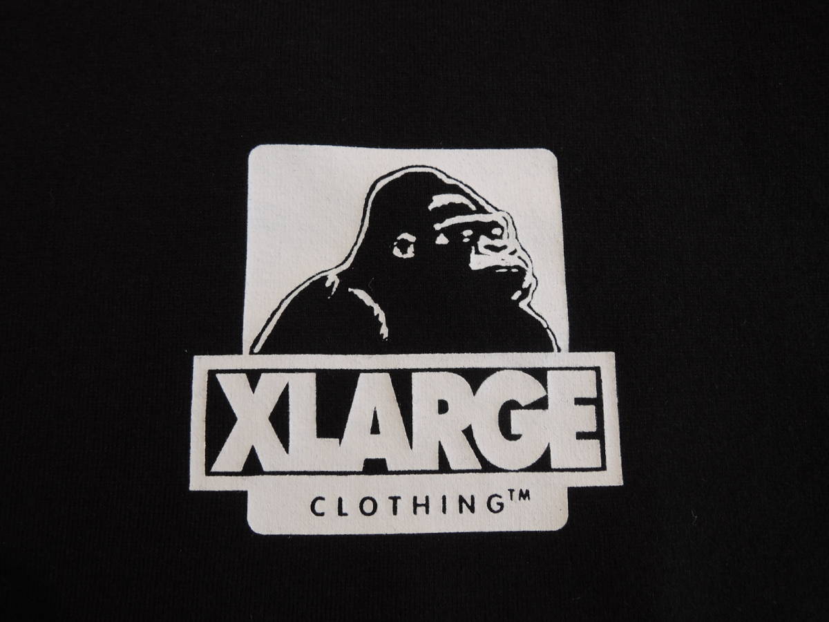 X-LARGE エクストララージ XLARGE BACKSIDE OG S/S TEE 黒 Sサイズ 人気品 送料\230~_画像3