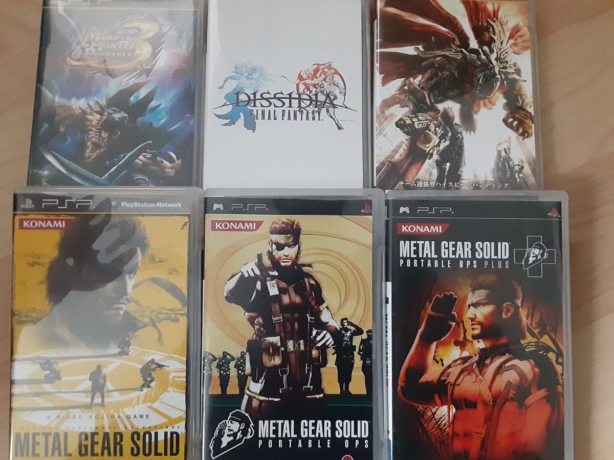 PSP　METAL GEAR SOLID FF 6枚セット　メタルギア 動作品