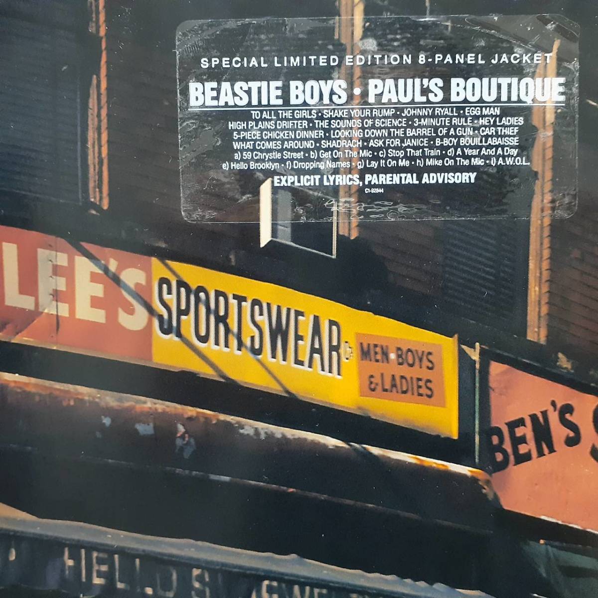 米オリジLP！限定盤8面ジャケ おまけ付き！Beastie Boys / Paul's Boutique 1989年 Capitol C1-91743 ステッカーあり ビースティ・ボーイズ_画像5