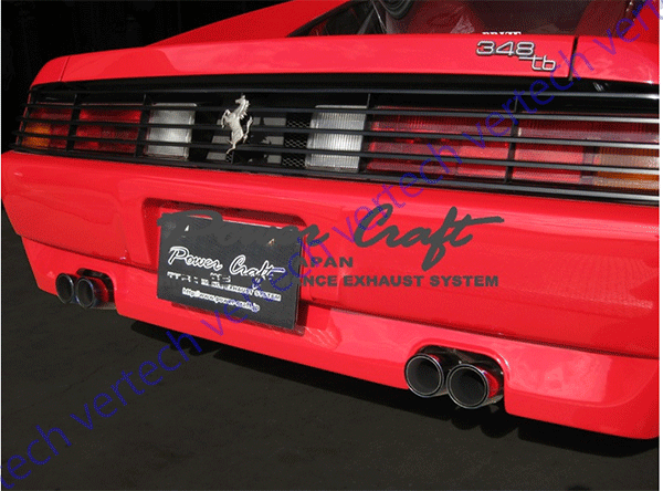 POWERCRAFT FERRARI 348 エキゾーストバルブ付 可変マフラー_画像4