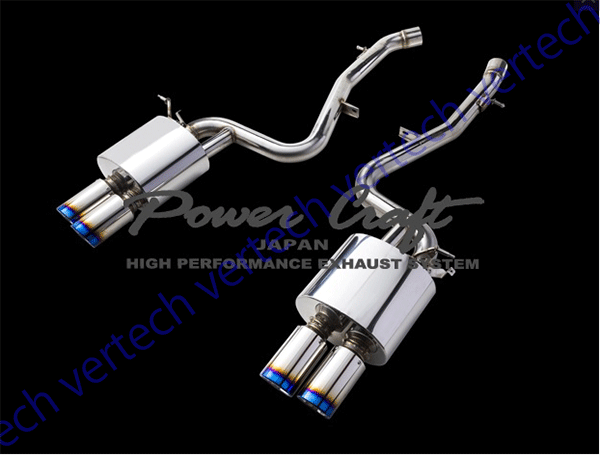 POWERCRAFT BMW F80 M3 / F82 M4 ハイブリッドエキゾーストマフラーシステム 保安基準適合_画像1