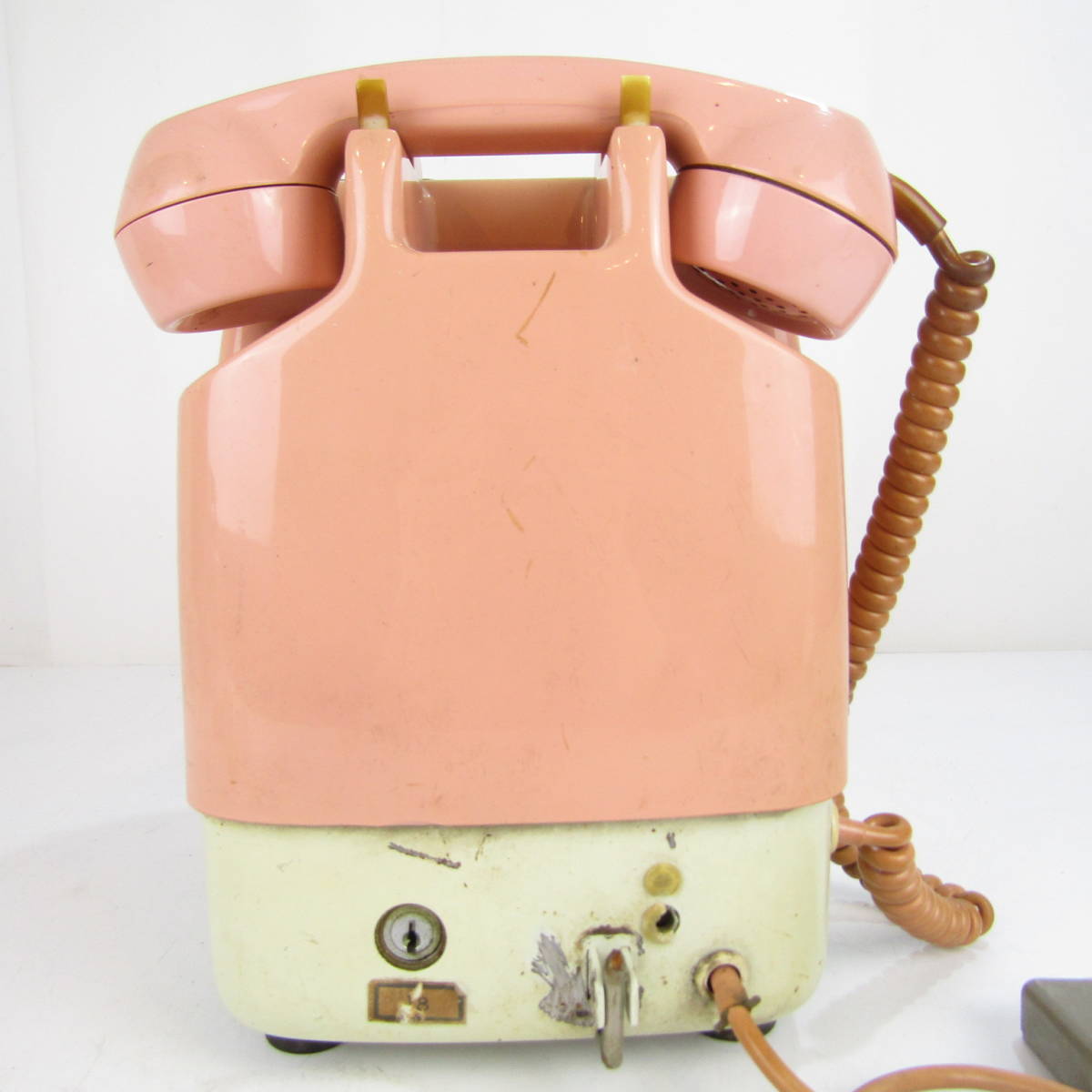 N5277 NTT 日本電信電話 公衆電話 ピンク電話機 ダイヤル式 