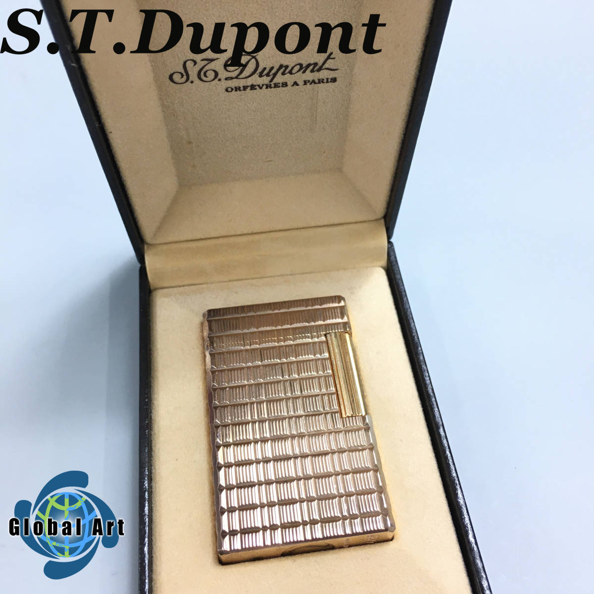 ☆C04224【ほぼ未使用品】S.T.Dupont デュポン/ガスライター/ライン1L