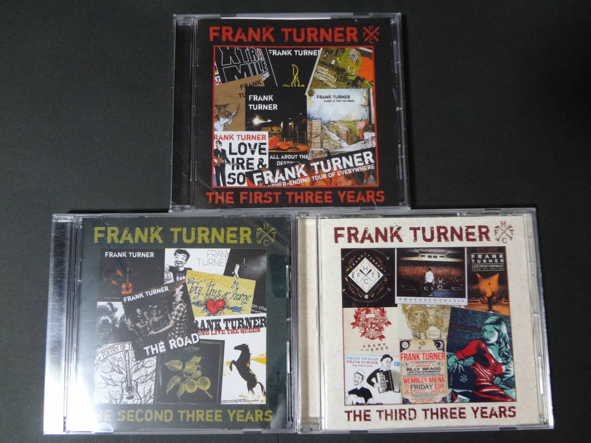 FRANK TURNER/the first～third three years CD フォークロック パンク カバー多数収録 million dead nofx billy the kid tim barry crowns_画像1