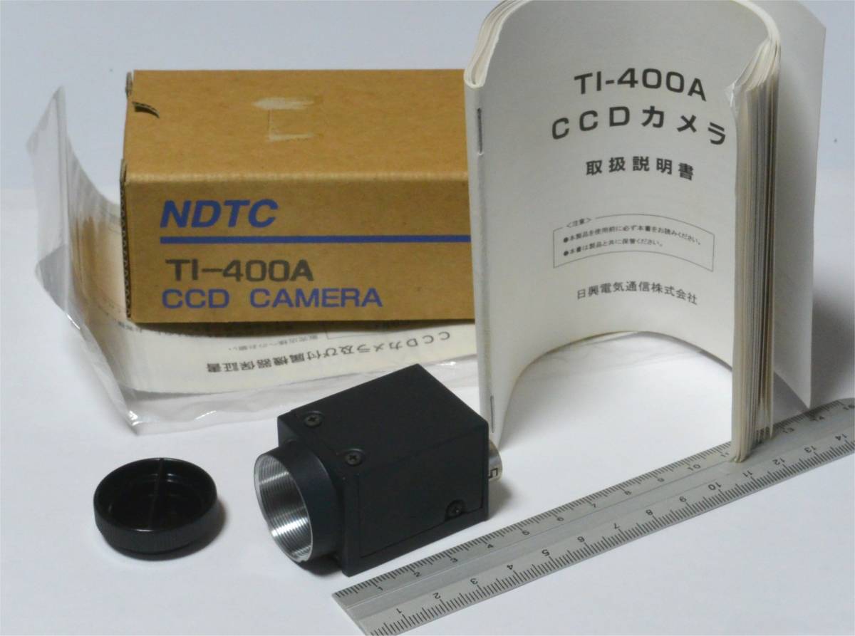 ★ NDTC(NEC)　TI-400A　CCDカメラ　フレームシャッタ　1/3”　プログレッシブスキャン　FA用　動作品　美品　日興電気通信