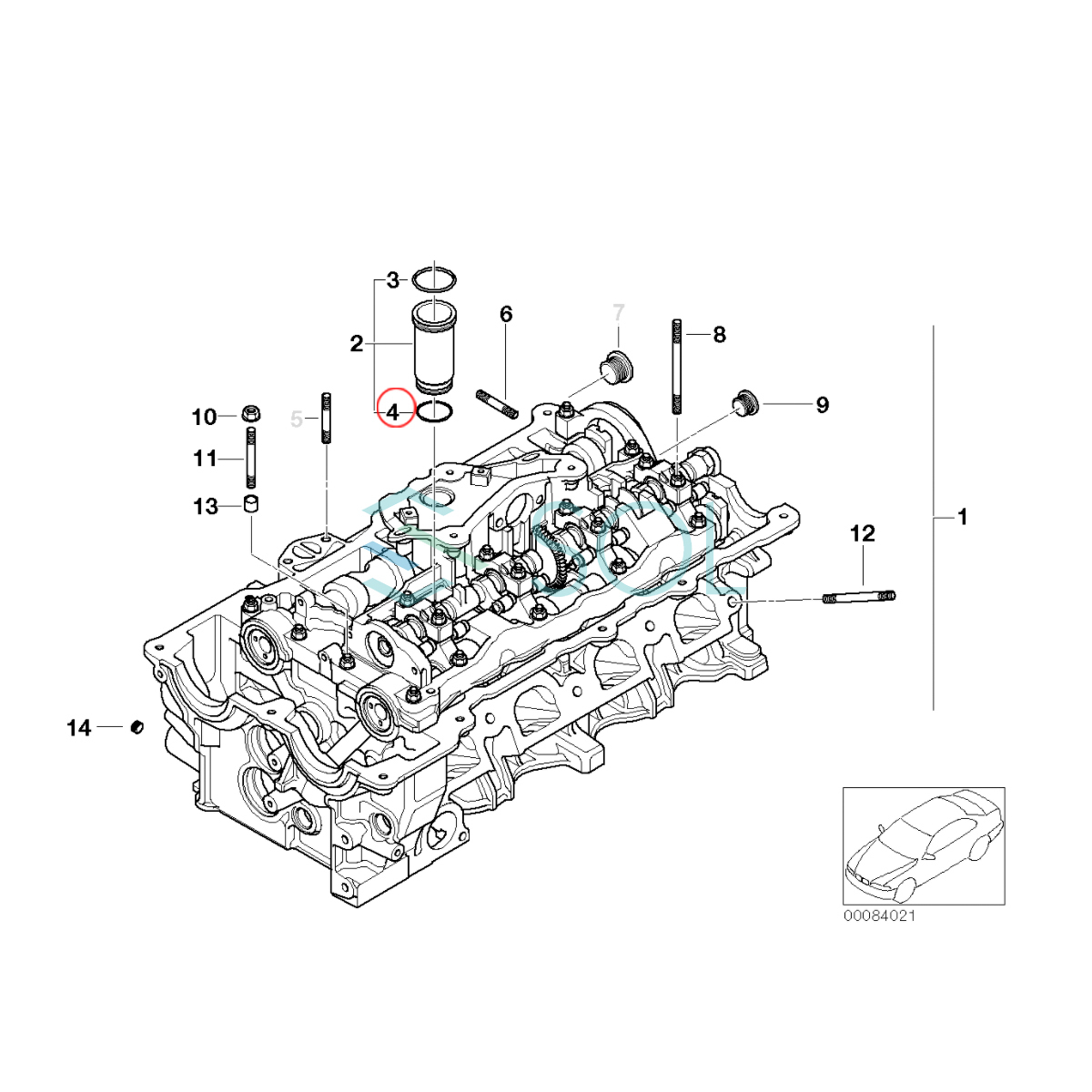 BMW E46 E90 E91 E92 スパークプラグパイプ オーリング Oリング ガスケット 316ti 318i 318Ci 318ti 320i 11377514008_画像2