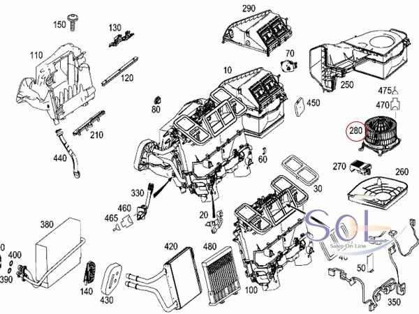 ベンツ W211 エアコン ブロアモーター E240 E250 E280 E300 E320 E350 E500 E550 E55 E63 2118300908 2118300408 出荷締切18時_画像2