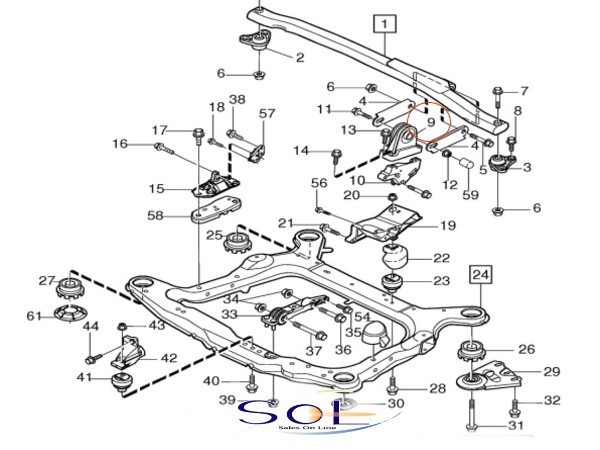 VOLVO ボルボ C70 S60 S70 S80 V70 XC70 XC90 エンジン スタビライザー アッパーマウント 8649597 8623927 30680770 9180994 出荷締切18時_画像2