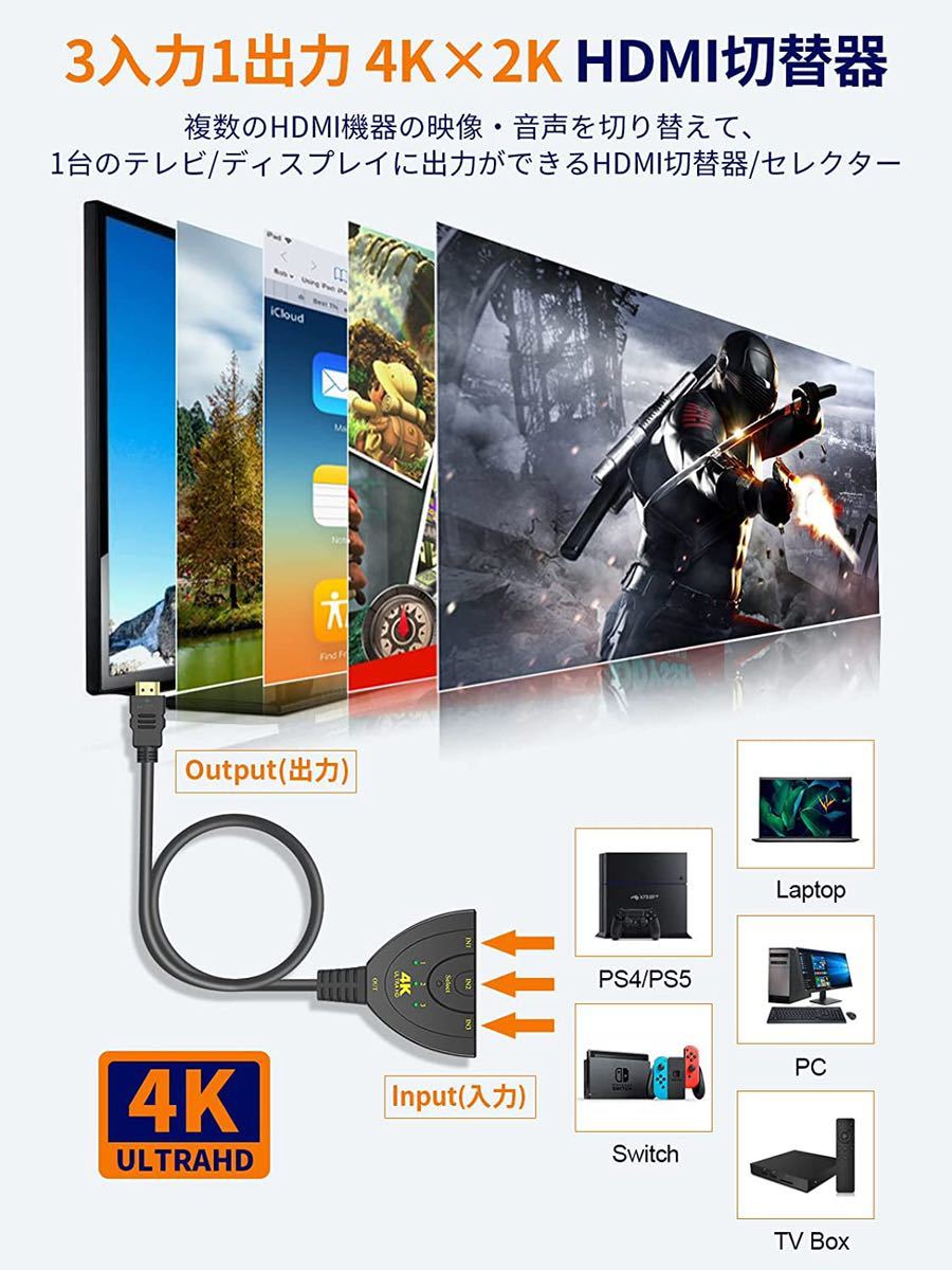 HDMI 切替器 セレクター 3入力1出力 4KフルHD 分配器 手動 切り替えメスオス アダプターモニター 3D映像 レコーダー(ディスプレイ切替器)|売買されたオークション情報、yahooの商品情報をアーカイブ公開 - オークファン(aucfan.com) HDMI 切替器 セレクター 3入力1出力 4KフルHD 分配器 手動 切り替えメスオス アダプターモニター 3D映像 レコーダー(ディスプレイ切替器)|売買されたオークション情報、yahooの商品情報をアーカイブ公開 - オークファン(aucfan.com)