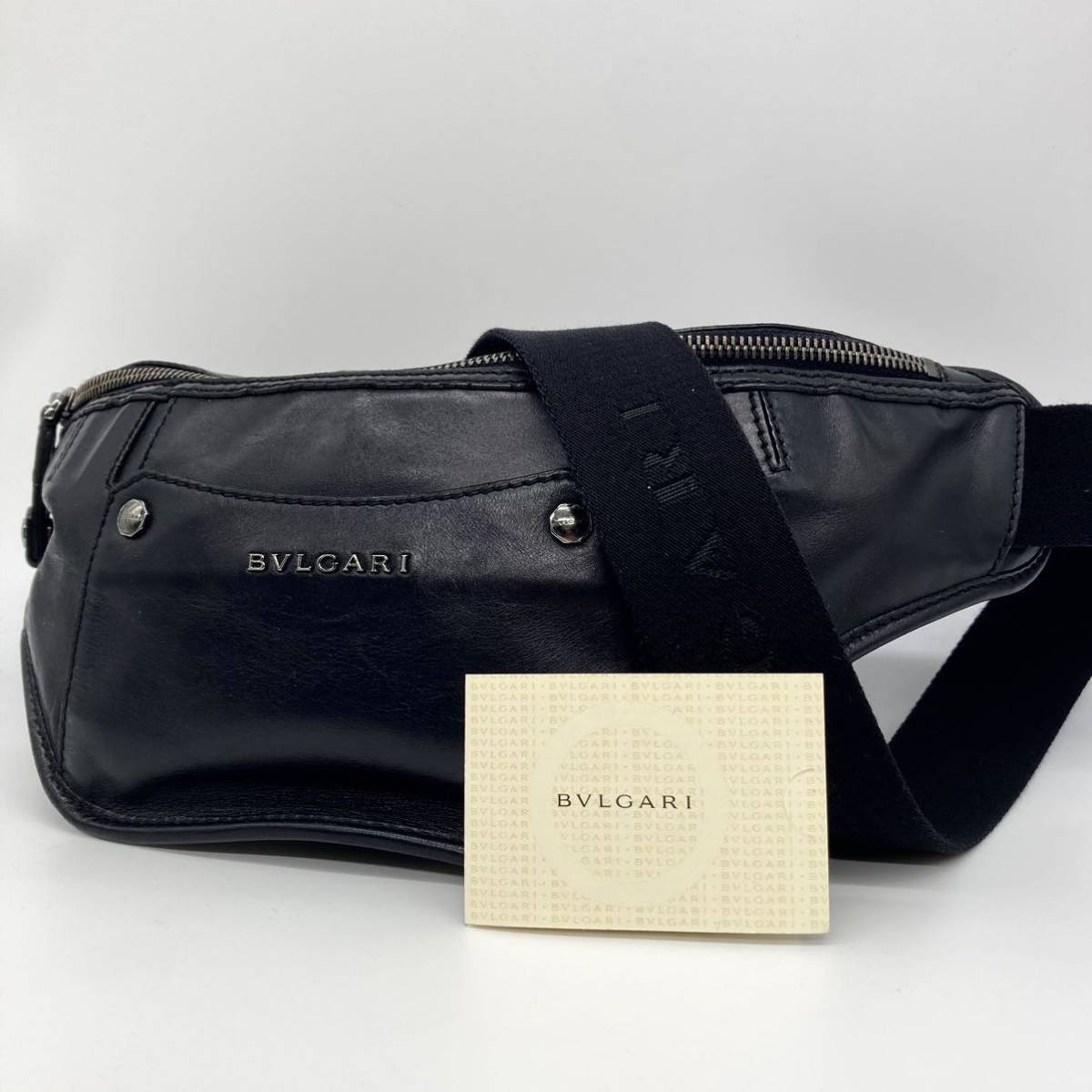 BVLGARI ブルガリ ウエストバッグ ボディバッグ ロゴマニア バッグ BVLGARI ブルガリ ウエストバッグ ボディバッグ ロゴマニア バッグ