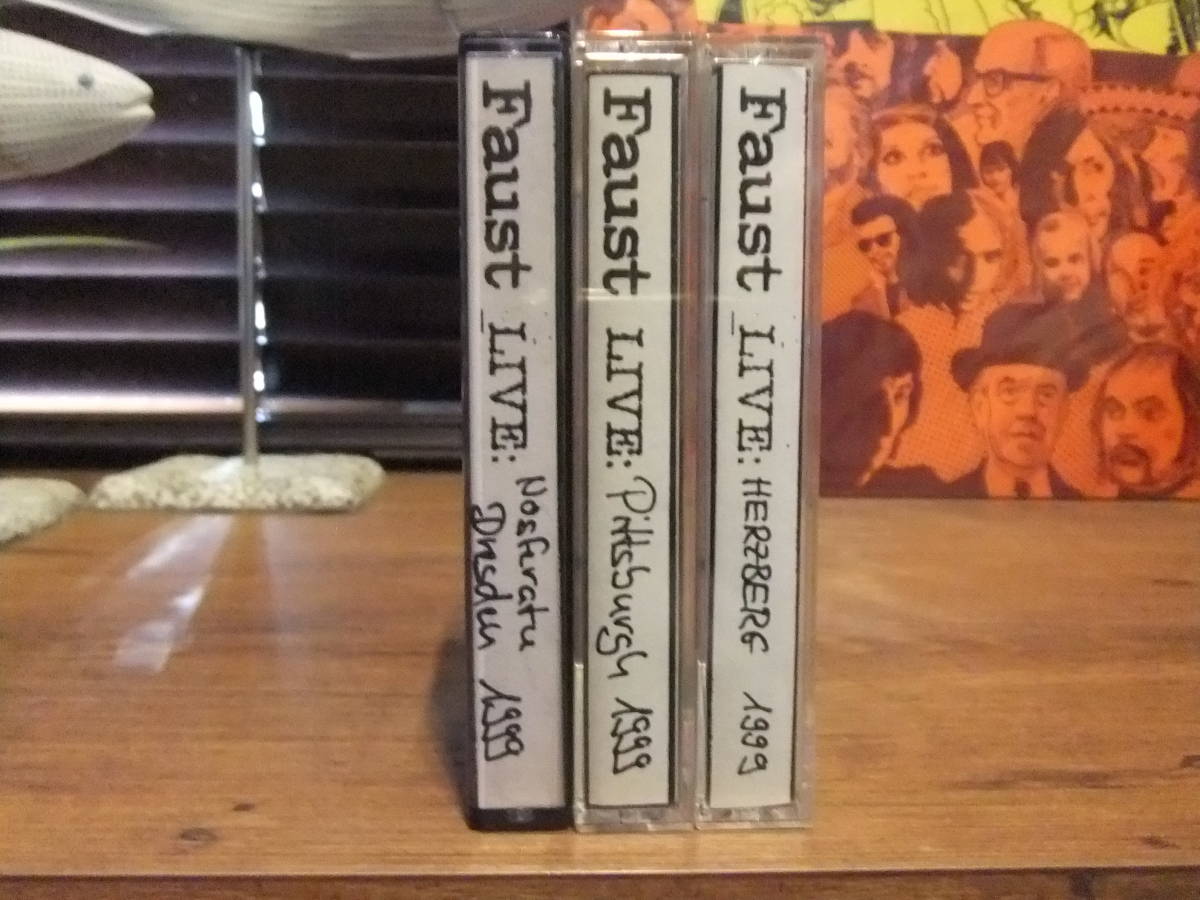 超貴重！[Faust ファウスト]ライヴ会場でのみ頒布されたカセットテープ3本セット[Herzberg 1999][Nosferatu Dresden1999][Pittsburgh 1999]_画像2