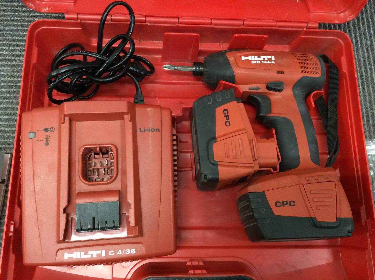 HILTI】ヒルティ SID-144-A インパクトドライバー フルセット 動作確認