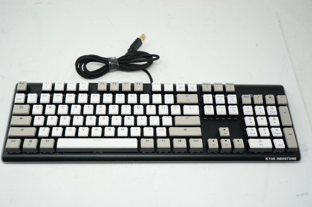 シリアルシール付 Hexgears G5 2.4G Wireless Mechanical Keyboard 104 Key， Wireless  and Type-C Wired Connection, 100% Full-Size, Blue LED Backlit, Windows and  Ma並行輸入 キーボード