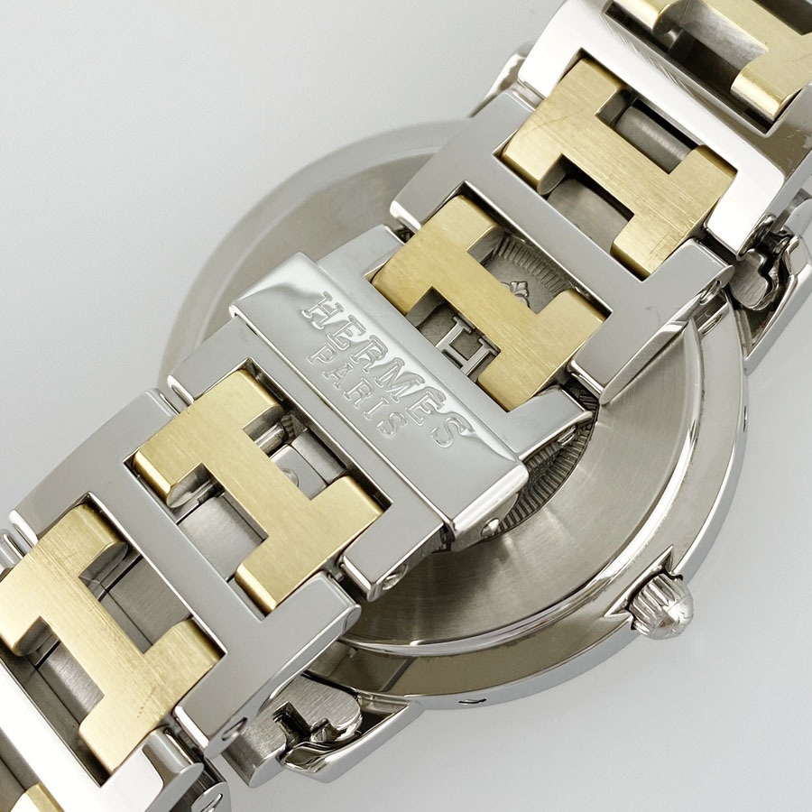定番得価 ヤフオク! クリッパー CL6.720 クォーツ 機械点検... - エルメス 大得価100%新品