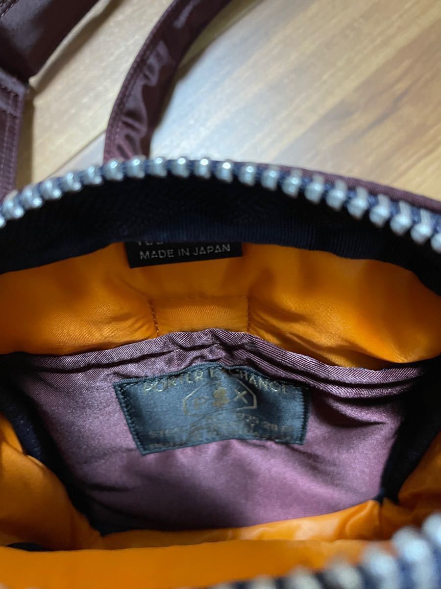 PORTER PX TANKER VERTICAL SHOULDER BAG マルーン MAROON PORTER PX TANKER VERTICAL SHOULDER BAG マルーン MAROON