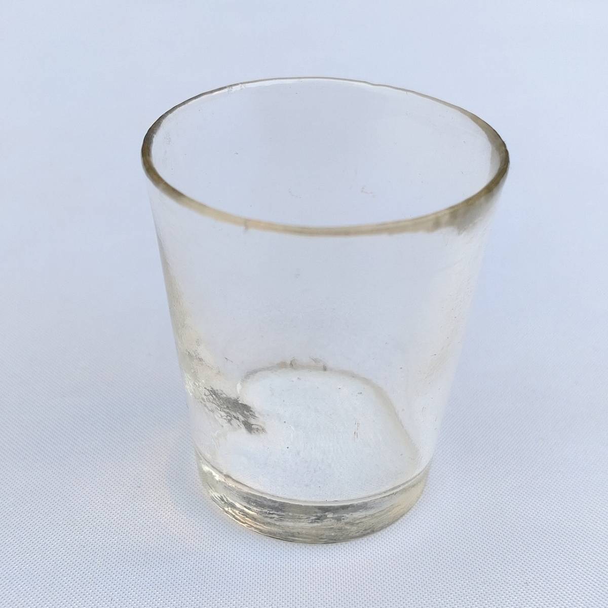 ショットグラス 5個 古硝子 口径約3.2cm 高さ約3.5cm 酒器 古ガラス レトロ 【3034】【b】_画像7