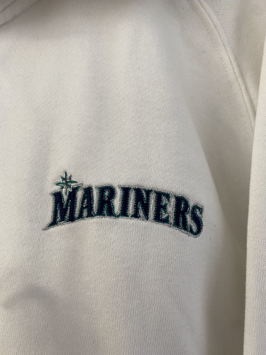 NIKE × Seattle Mariners パーカー サイズL 12-14 ナイキ シアトル・マリナーズ MLB イチロー ビッグシルエット_画像2