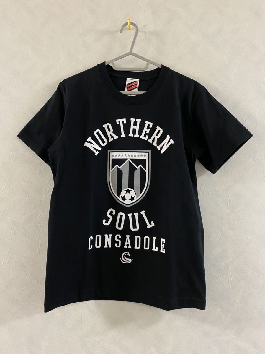 美品 北海道コンサドーレ札幌 NORTHERN SOUL Emblem 2 Tシャツ サイズS 相澤陽介 CS Clothing_画像1