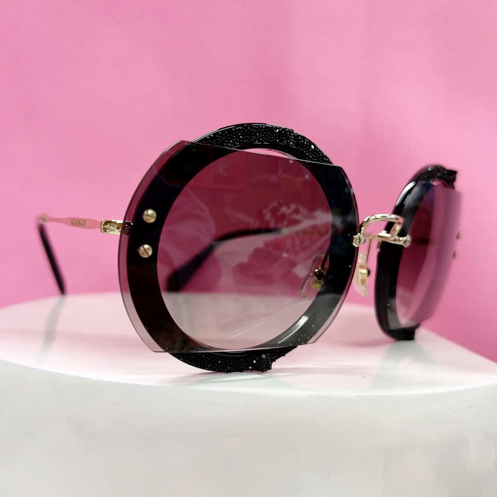 未使用】ミュウ ミュウ サングラス眼鏡 miu miu サングラス SMU06S 63