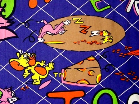 トムとジェリー Tom＆Jerry フラットシーツ ビンテージ 激レア 発色 