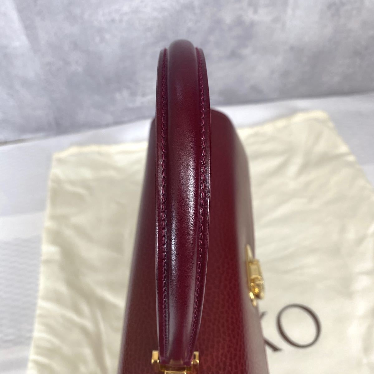 超美品 WAKO 銀座 Ginza 和光 ワコウ フォーマル ワインレッド レザー