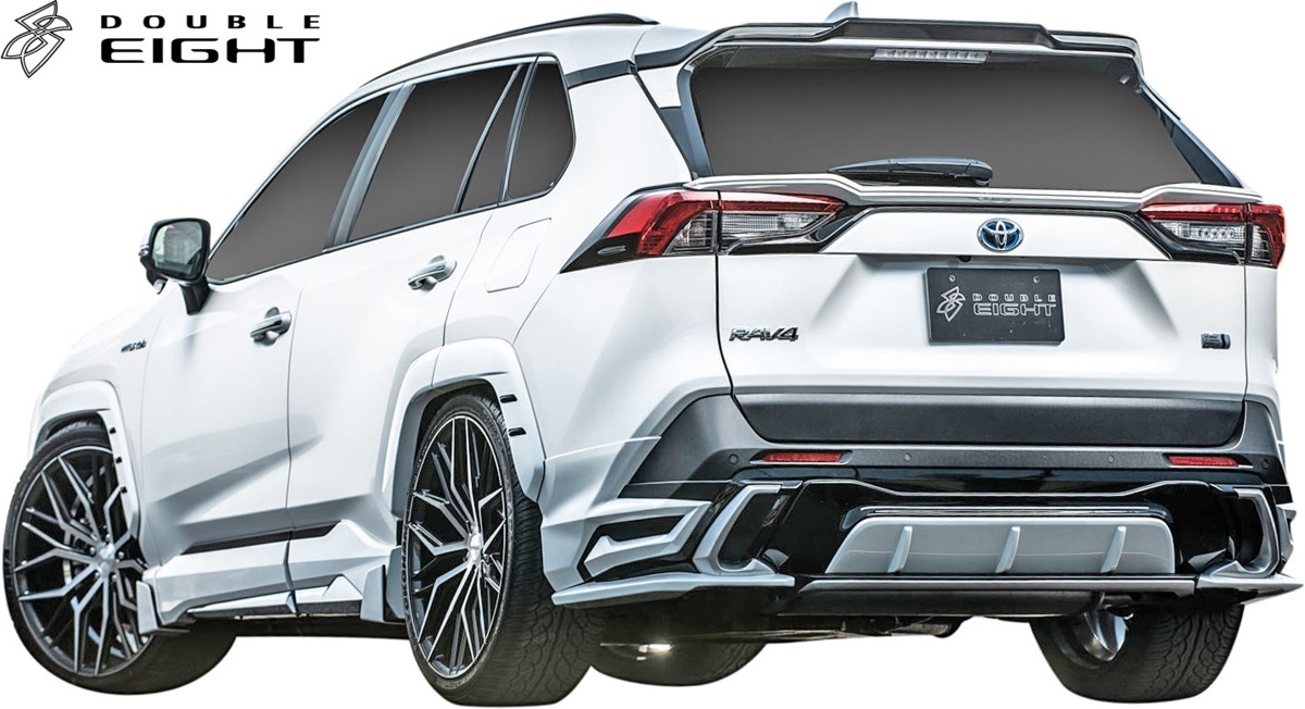 【M’s】TOYOTA 50 RAV4 モデリスタ用 (2019.4-) DOUBLE EIGHT エアロキット 4P ／ ダブルエイト FRP 未塗装 エアロ パーツ フルエアロ_画像4