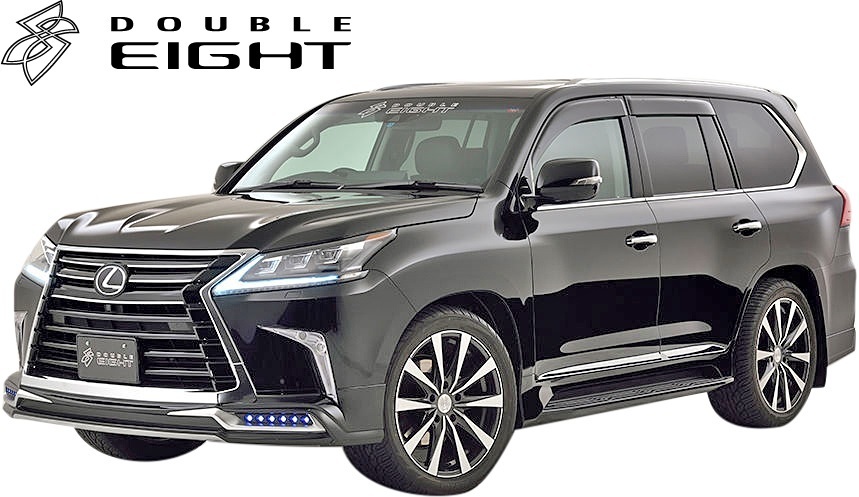 【M's】レクサス 後期 LX570 (2015.09-) DOUBLE EIGHT サイドステップカバー 左右 ／／ ダブルエイト FRP エアロ パーツ 外装 LEXUS LX_画像4