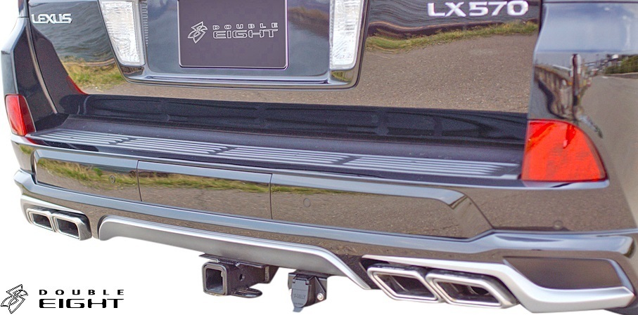 【M's】レクサス 後期 LX570 (2015.09-) DOUBLE EIGHT ハーフタイプ フルエアロ 3点 ／／ ダブルエイト FRP エアロ エアロキット LEXUS LX_※ノーマル車用