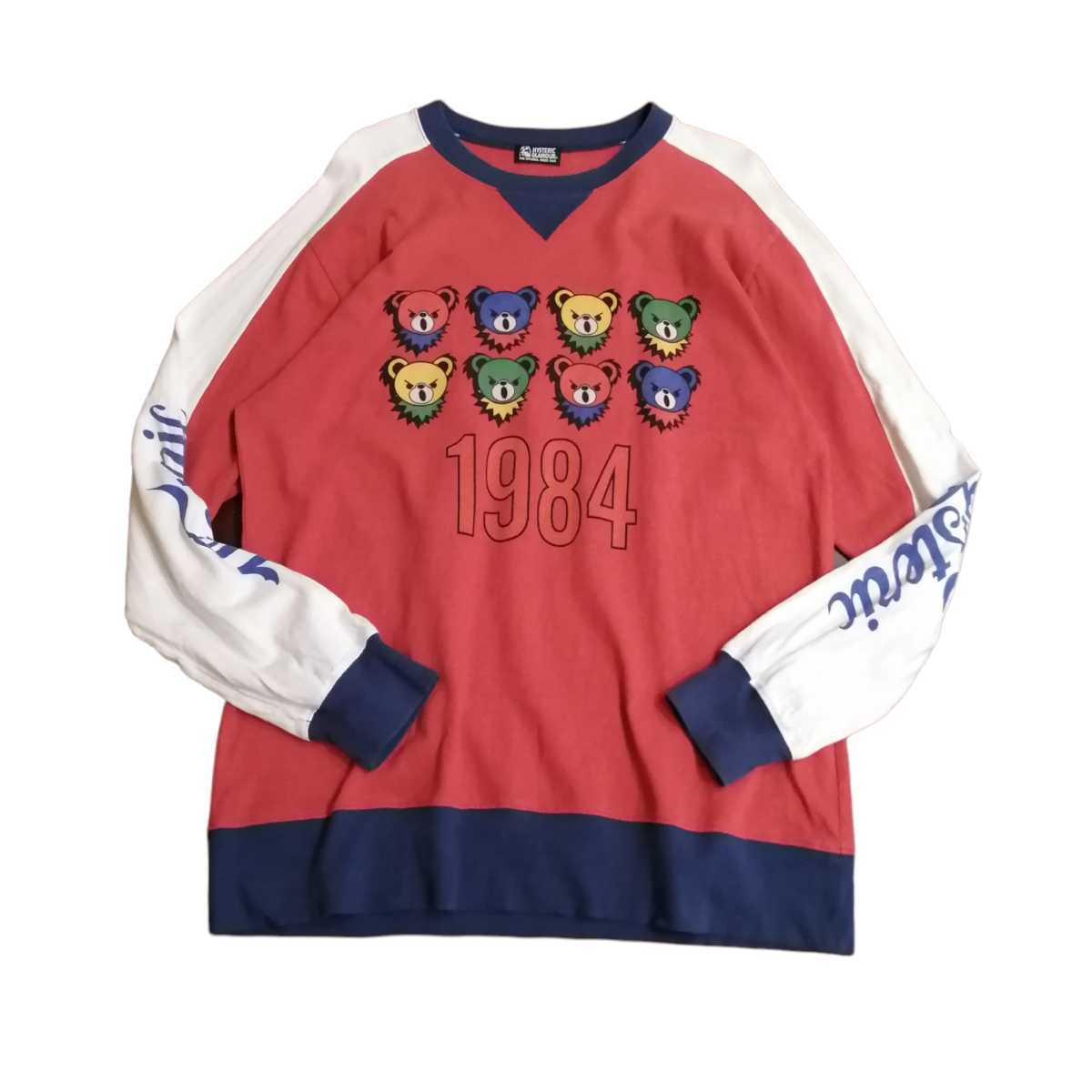 激レア ヒステリックグラマー × グレイトフルデッド ベア ロンT 激レア ヒステリックグラマー × グレイトフルデッド ベア ロンT