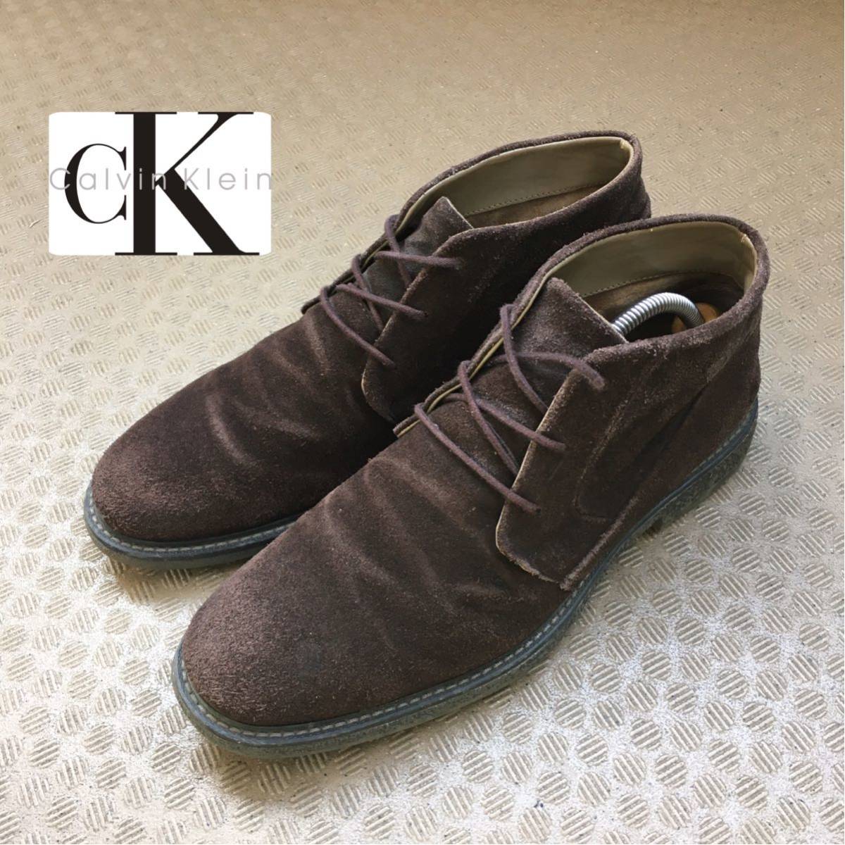 ★【 Calvin klein 】★ スエードチャッカーブーツ デザートブーツ ★サイズ101/2