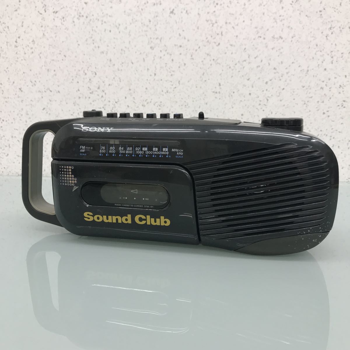 最大63％オフ！ 新品 SONY Sound-Club CFM-101 ラジオカセット 