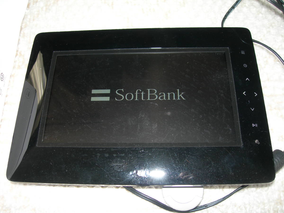 * SoftBank SoftBank HW001S white * black 2 pcs digital photo frame extra . Canon calendar set 