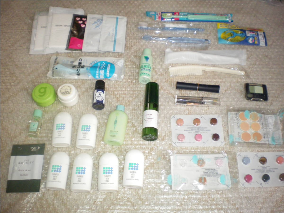 * travel travel goods shampoo * rinse * bath set * cosmetics * toothbrush * cream * Mist * sterilization . all country letter pack post service 520 jpy shipping possibility 