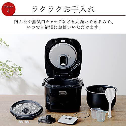 アイリスオーヤマ 炊飯器 10合 1升 IH式 ブラック RC-IK10-B